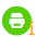 printer icon with an i